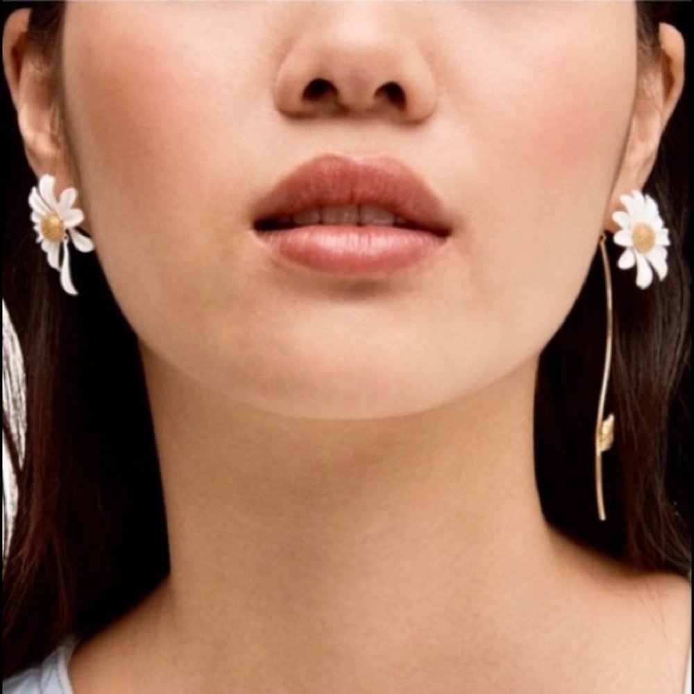 Kate Spade Into The Bloom Statement Drop Earrings - Picture 4 of 4
